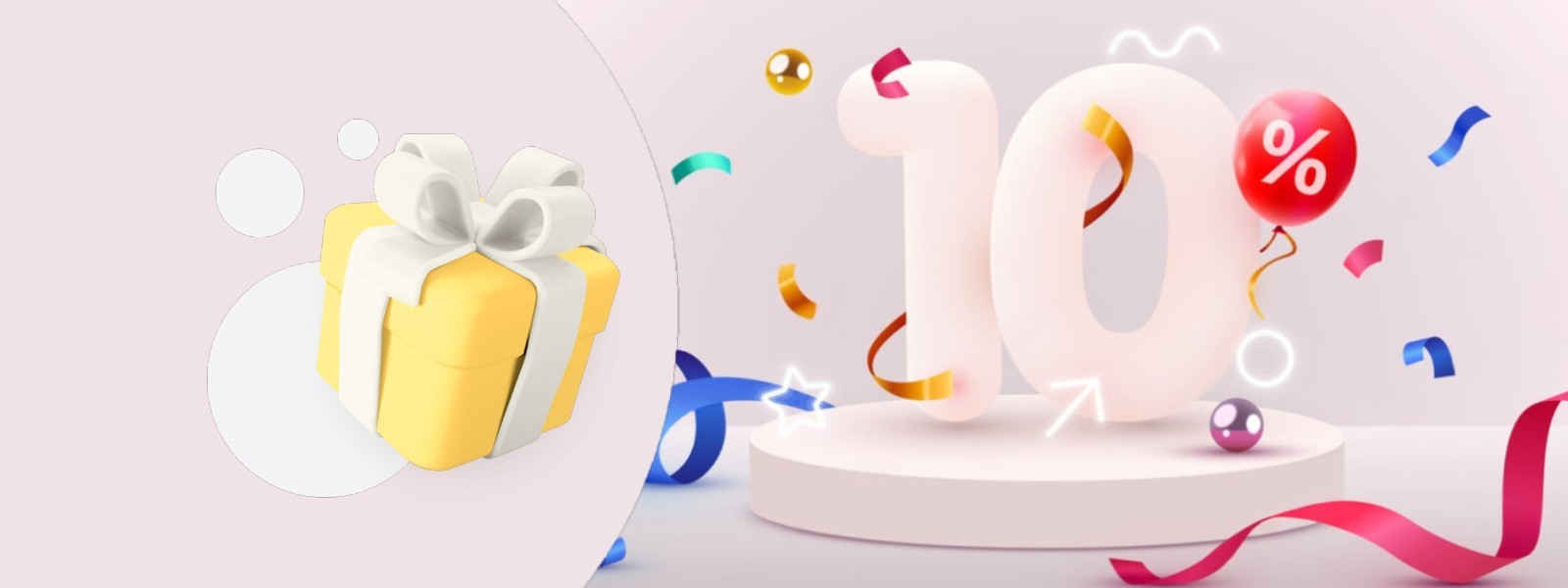 Баннер скидка 10%