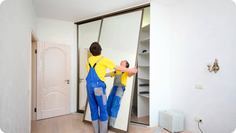 Баннер замена разбитых зеркал в шкафах купе и мебели