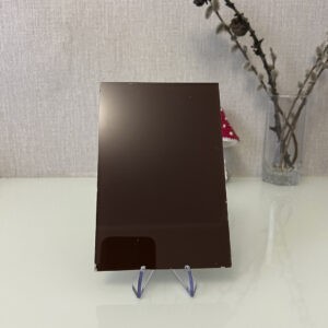 Фото стекло цветное коричневое модель Лакобель № 8017