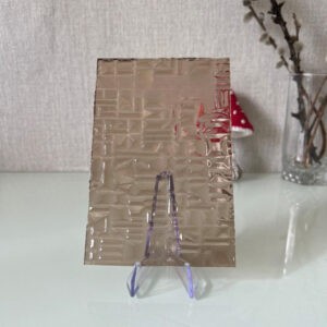 Фото стекло с рисунком Абстракто цвет бронза