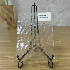 Фото рельефное стекло модель Атлантик бесцветное