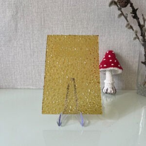 Фото стекло узорчатое модель Диаманд цвет золото