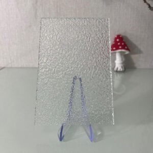 Фото стекло узорчатое Дождь бесцветное