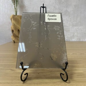 Фото стекло модель Газебо бронза