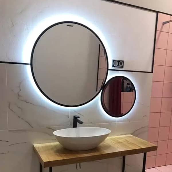 фото зеркало с подсветкой модель «Luna»