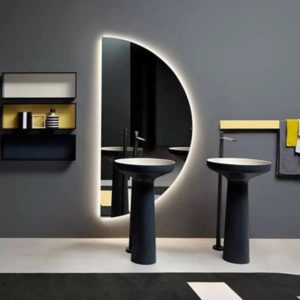 фото зеркало с подсветкой модель «Mun»